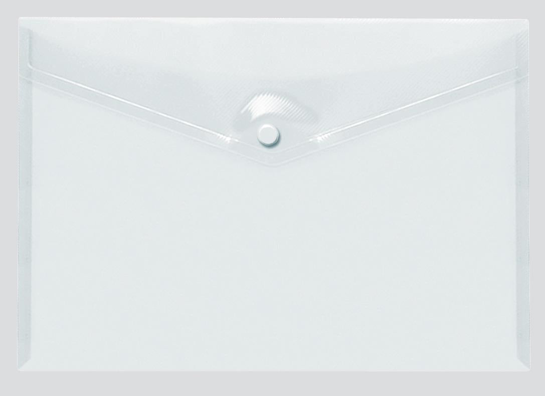 Foolscap Stud Wallets Clear - PACK 5 (25 STUD WALLET)