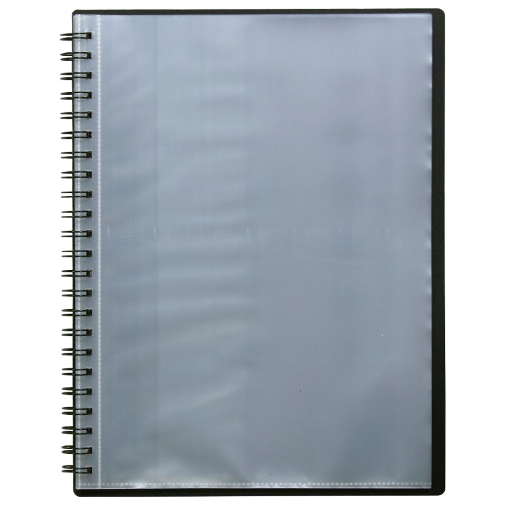 2 x A4 20 pocket Spiral display book