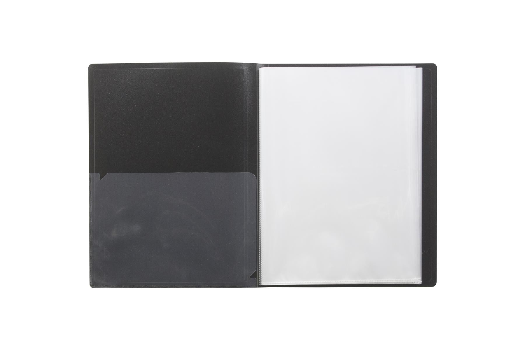 12 x A4 100% Recycled 80 Pocket Flexicover Display Book