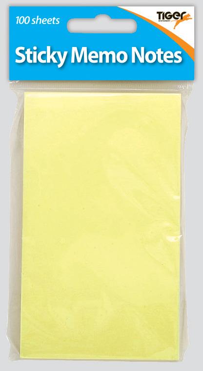 Yellow 5 x 3inch/1250 x 750mm sticky Pad