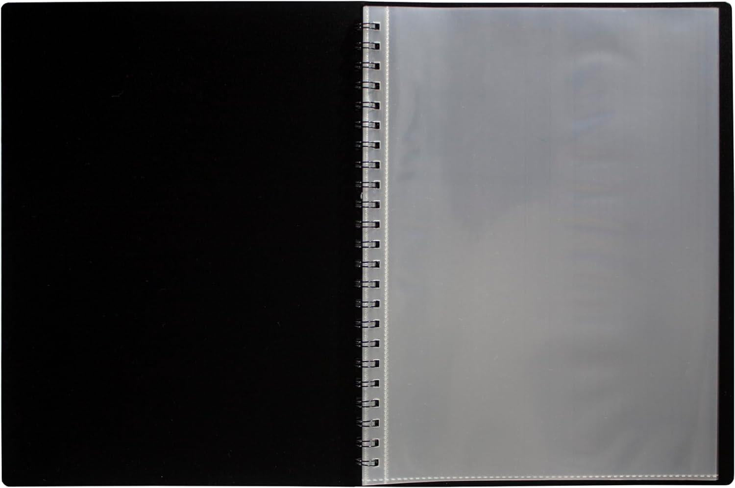 4 x A4 60 pocket Spiral display book