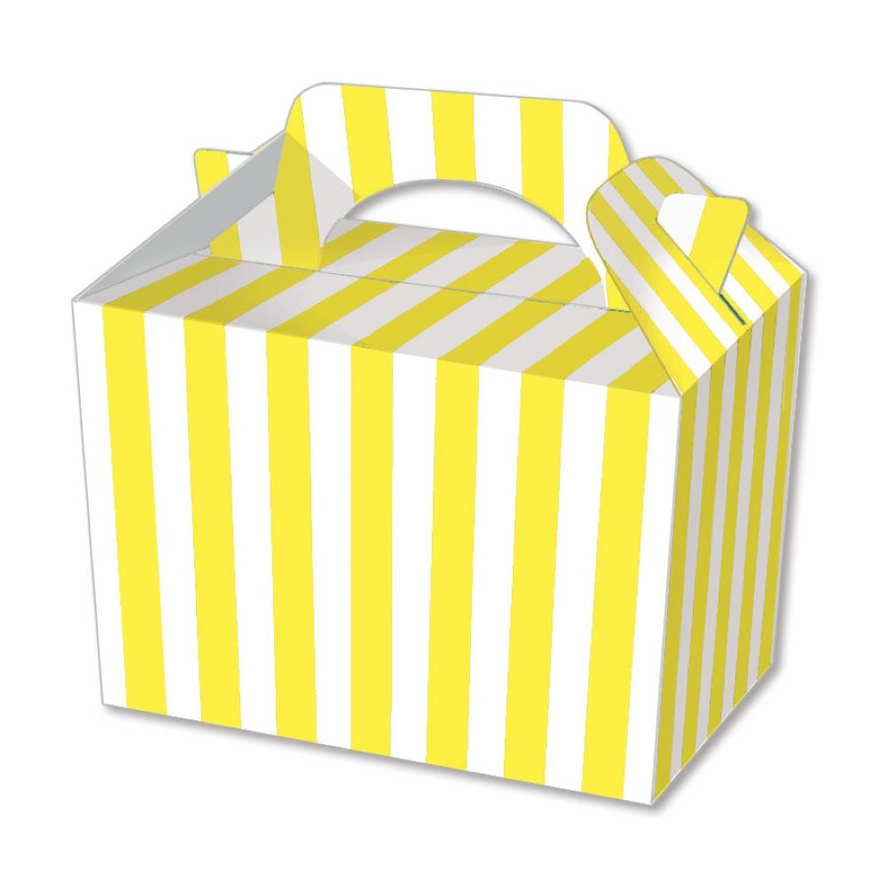 10 x Yellow Stripe Food Box - Lotus*P*