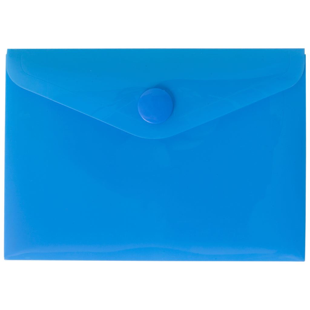 25 x Blue A7 50% Recycled Colour Press Stud Wallets