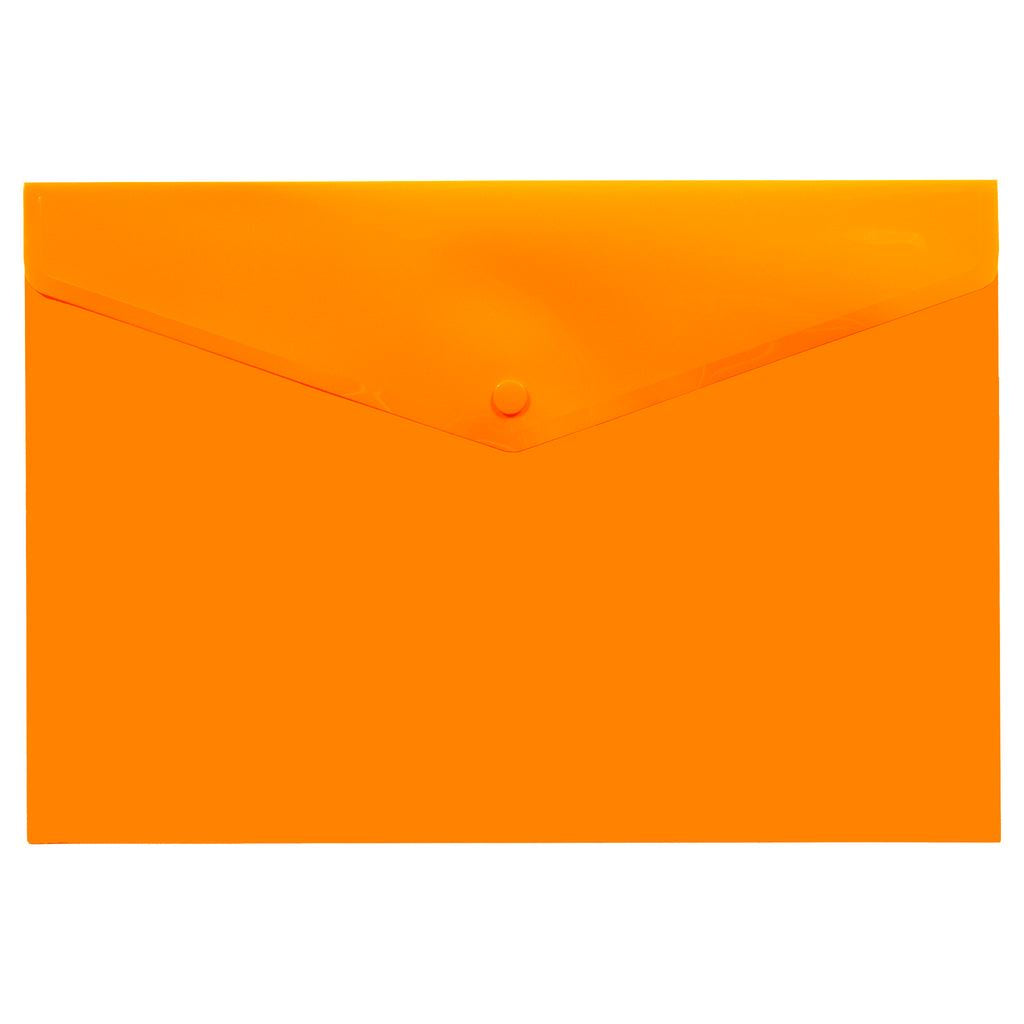 1 x Orange A3 50% Recycled Colour Press Stud Wallets