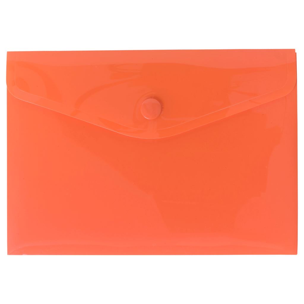 1 x Orange A6 50% Recycled Colour Press Stud Wallets