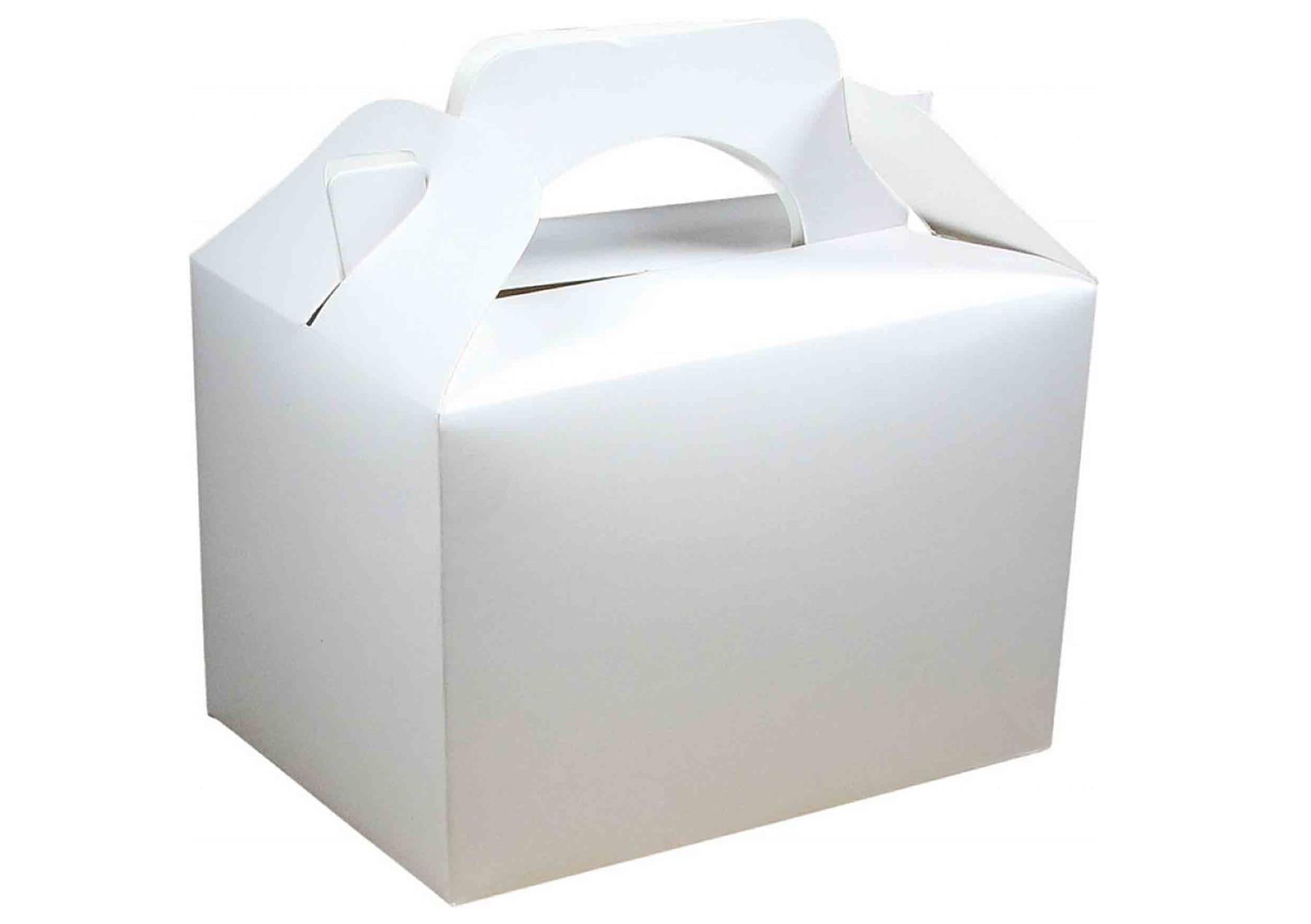 5 x White Food Box - Lotus