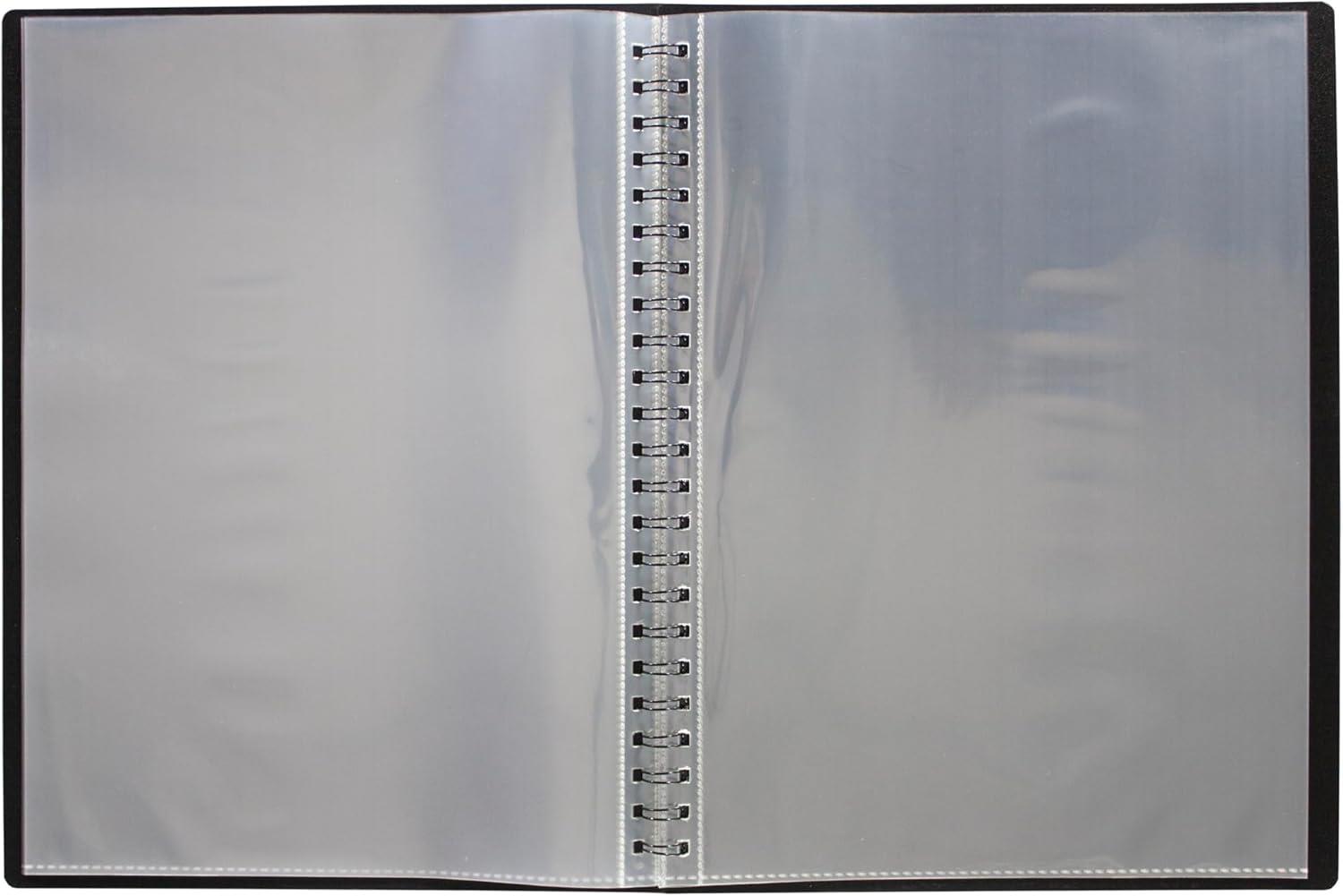 2 x A4 60 pocket Spiral display book