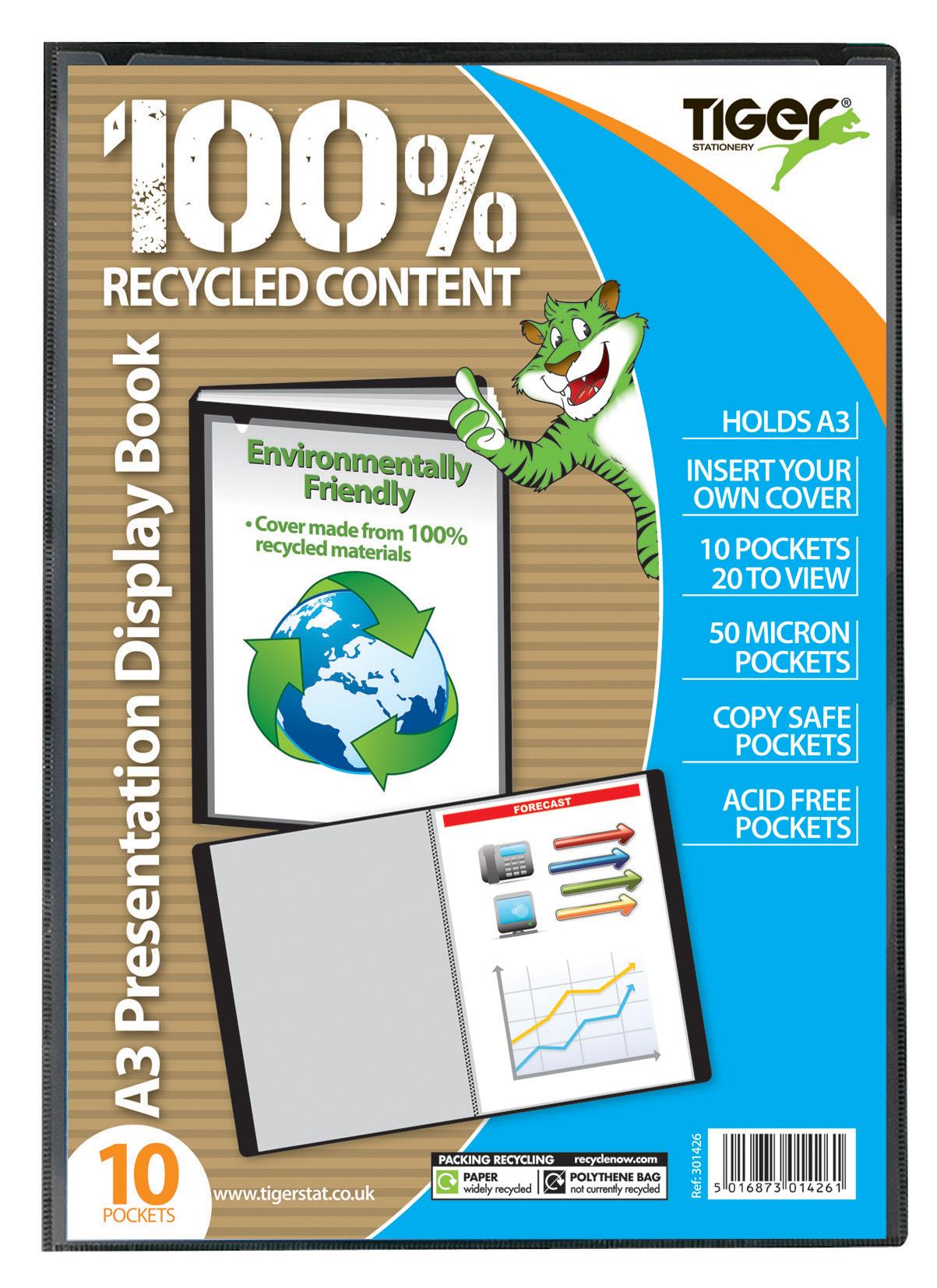 A3 10pkt Pres. Display Book Black(12)