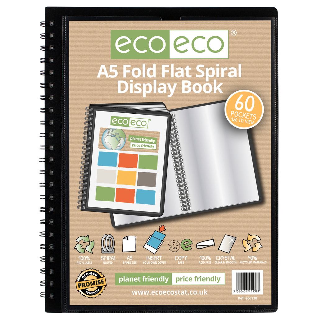 A5 60 pocket Spiral display book